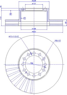 CAR 150.240 - Bremžu diski www.autospares.lv