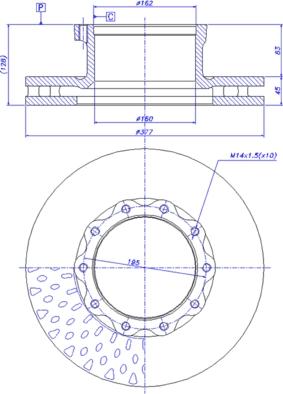 CAR 150.210 - Bremžu diski www.autospares.lv