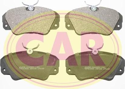 CAR PNT944 - Brake Pad Set, disc brake www.autospares.lv