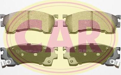 CAR PNT955 - Brake Pad Set, disc brake www.autospares.lv