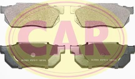 CAR PNT919 - Brake Pad Set, disc brake www.autospares.lv