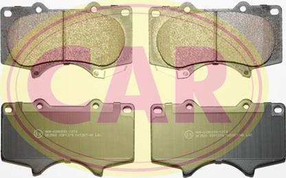 CAR PNT9731 - Тормозные колодки, дисковые, комплект www.autospares.lv