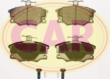 CAR PNT490 - Brake Pad Set, disc brake www.autospares.lv