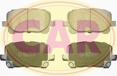 CAR PNT409 - Brake Pad Set, disc brake www.autospares.lv