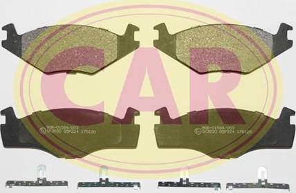 CAR PNT422 - Brake Pad Set, disc brake www.autospares.lv