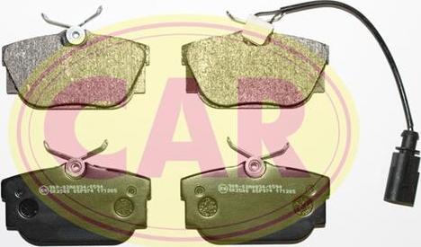 CAR PNT479 - Brake Pad Set, disc brake www.autospares.lv