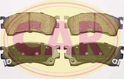 CAR PNT5401 - Brake Pad Set, disc brake www.autospares.lv