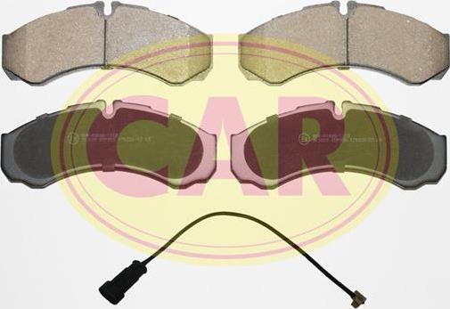 CAR PNT559A - Brake Pad Set, disc brake www.autospares.lv