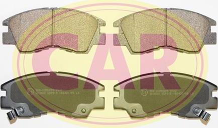 CAR PNT513 - Brake Pad Set, disc brake www.autospares.lv