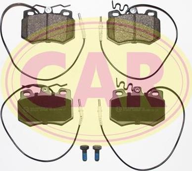 CAR PNT585 - Bremžu uzliku kompl., Disku bremzes www.autospares.lv