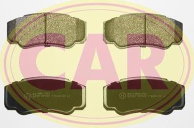 CAR PNT588 - Brake Pad Set, disc brake www.autospares.lv