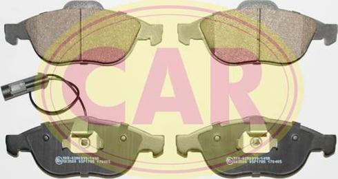 CAR PNT5871 - Brake Pad Set, disc brake www.autospares.lv