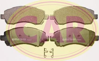 CAR PNT5201 - Brake Pad Set, disc brake www.autospares.lv