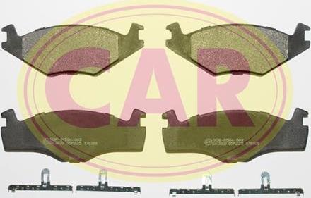 CAR PNT522 - Brake Pad Set, disc brake www.autospares.lv