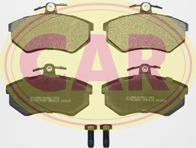 CAR PNT612 - Brake Pad Set, disc brake www.autospares.lv