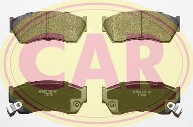 CAR PNT681 - Brake Pad Set, disc brake www.autospares.lv