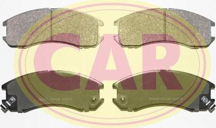 CAR PNT630 - Brake Pad Set, disc brake www.autospares.lv