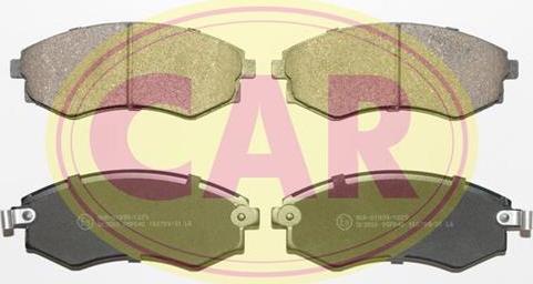 CAR PNT046 - Brake Pad Set, disc brake www.autospares.lv