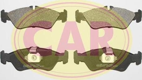 CAR PNT016 - Brake Pad Set, disc brake www.autospares.lv