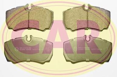 CAR PNT038 - Brake Pad Set, disc brake www.autospares.lv