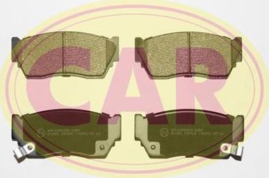 CAR PNT025 - Brake Pad Set, disc brake www.autospares.lv