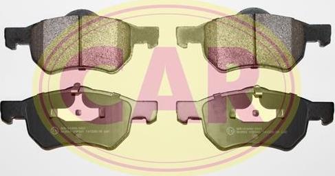 CAR PNT148 - Brake Pad Set, disc brake www.autospares.lv