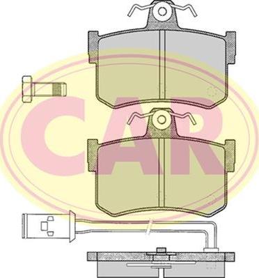 CAR PNT143 - Bremžu uzliku kompl., Disku bremzes www.autospares.lv