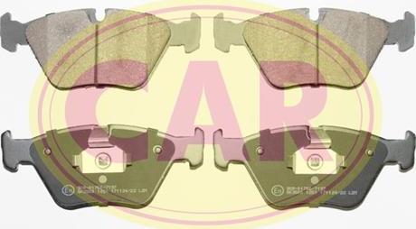 CAR PNT1521 - Brake Pad Set, disc brake www.autospares.lv