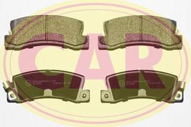 CAR PNT160 - Brake Pad Set, disc brake www.autospares.lv