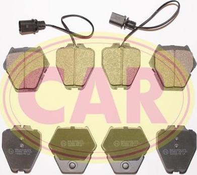 CAR PNT1211 - Тормозные колодки, дисковые, комплект www.autospares.lv