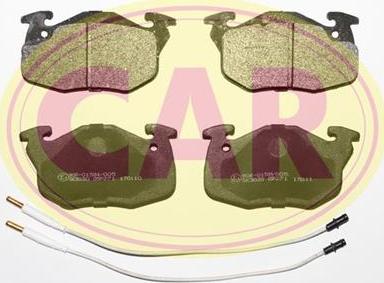 CAR PNT172 - Brake Pad Set, disc brake www.autospares.lv