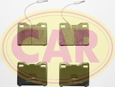 CAR PNT841 - Тормозные колодки, дисковые, комплект www.autospares.lv