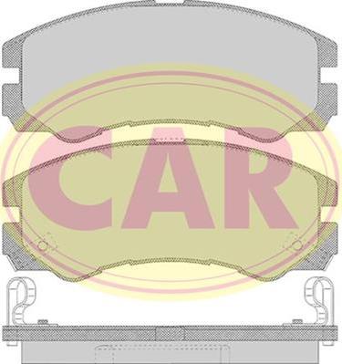 CAR PNT856 - Bremžu uzliku kompl., Disku bremzes www.autospares.lv