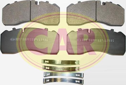 CAR PNT8611 - Brake Pad Set, disc brake www.autospares.lv