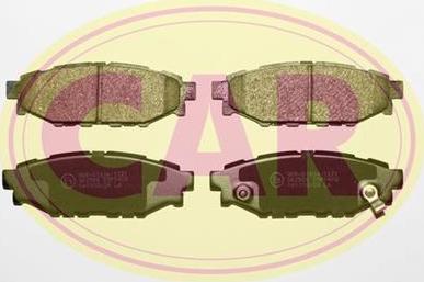 CAR PNT8041 - Brake Pad Set, disc brake www.autospares.lv