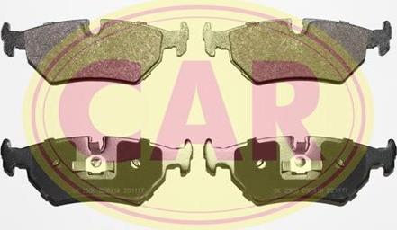 CAR PNT814 - Brake Pad Set, disc brake www.autospares.lv