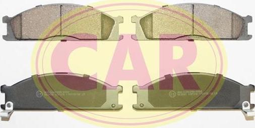 CAR PNT873 - Brake Pad Set, disc brake www.autospares.lv