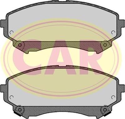 CAR PNT8771 - Bremžu uzliku kompl., Disku bremzes www.autospares.lv