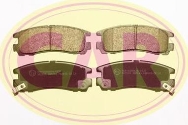 CAR PNT340 - Brake Pad Set, disc brake www.autospares.lv