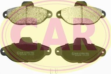 CAR PNT384 - Brake Pad Set, disc brake www.autospares.lv