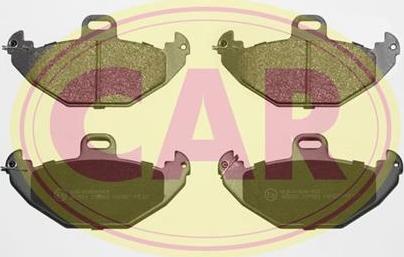 CAR PNT388 - Brake Pad Set, disc brake www.autospares.lv