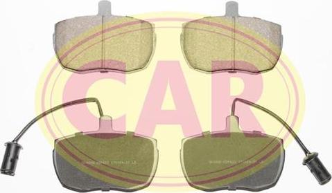 CAR PNT334 - Тормозные колодки, дисковые, комплект www.autospares.lv