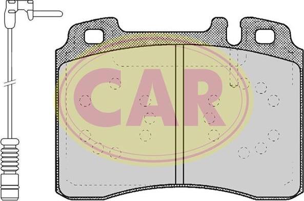 CAR PNT324A - Bremžu uzliku kompl., Disku bremzes www.autospares.lv