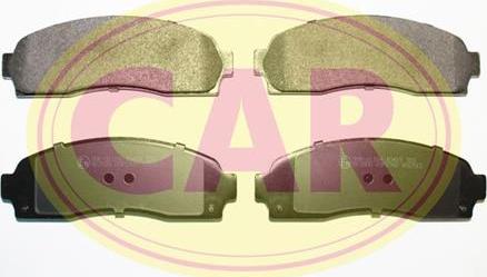 CAR PNT2451 - Тормозные колодки, дисковые, комплект www.autospares.lv