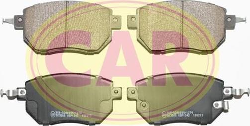 CAR PNT2431 - Brake Pad Set, disc brake www.autospares.lv