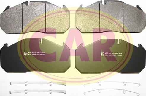 CAR PNT2511 - Brake Pad Set, disc brake www.autospares.lv