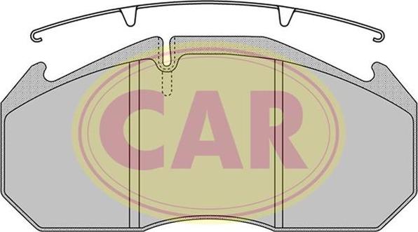 CAR PNT2611 - Bremžu uzliku kompl., Disku bremzes autospares.lv