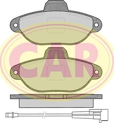 CAR PNT2621 - Bremžu uzliku kompl., Disku bremzes www.autospares.lv