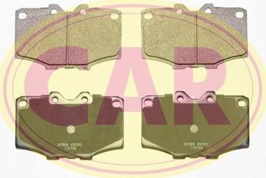 CAR PNT202 - Brake Pad Set, disc brake www.autospares.lv