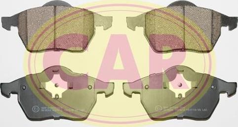 CAR PNT216 - Brake Pad Set, disc brake www.autospares.lv